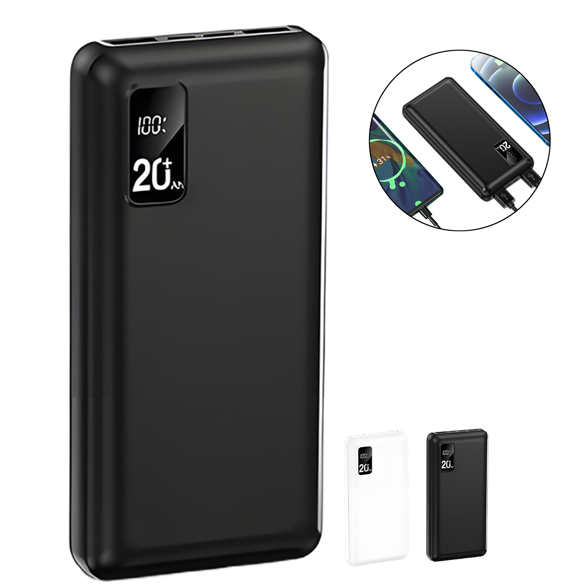 20000 mAh Multi Function Power Bank 4