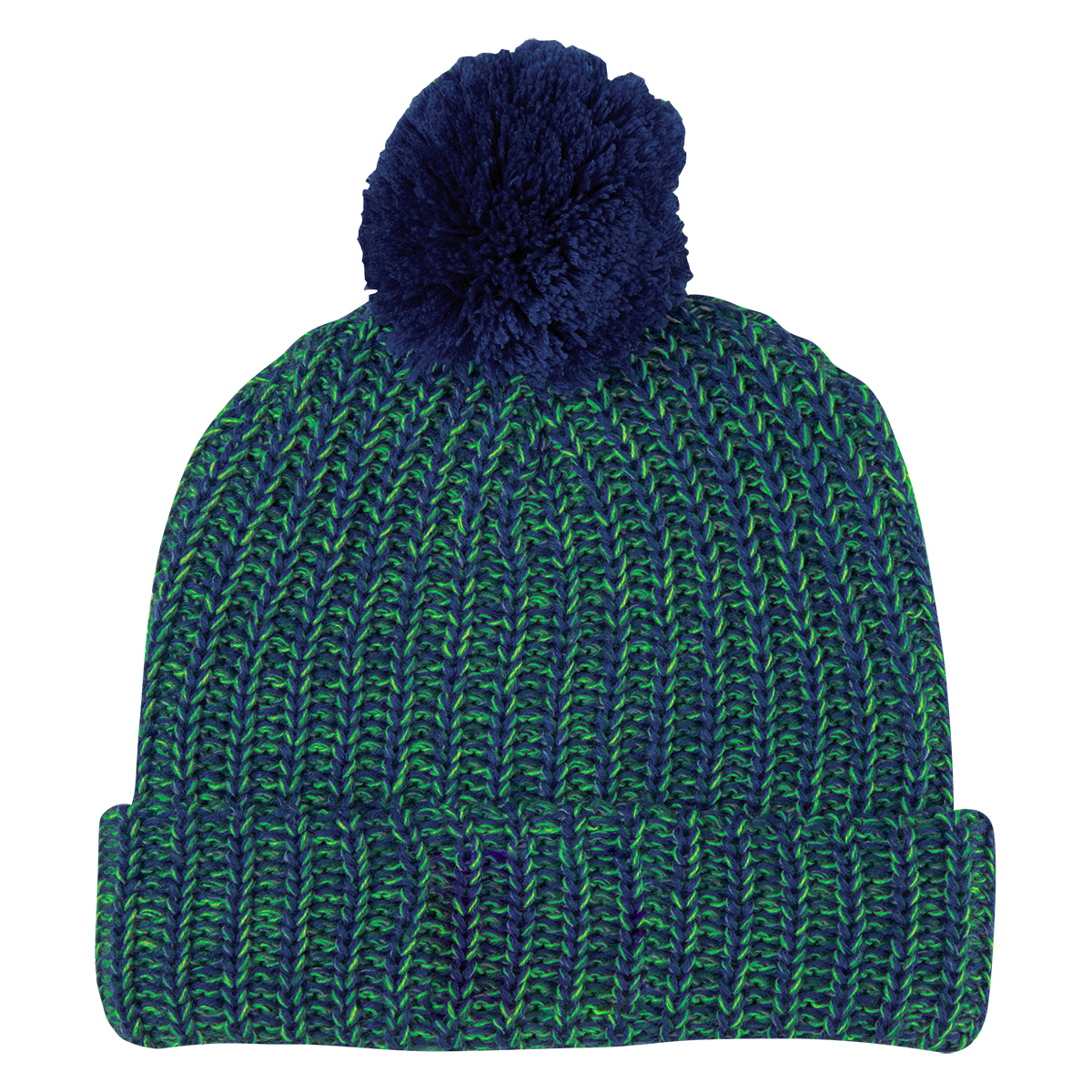 Grace Collection Pom Beanie With Cuff 9