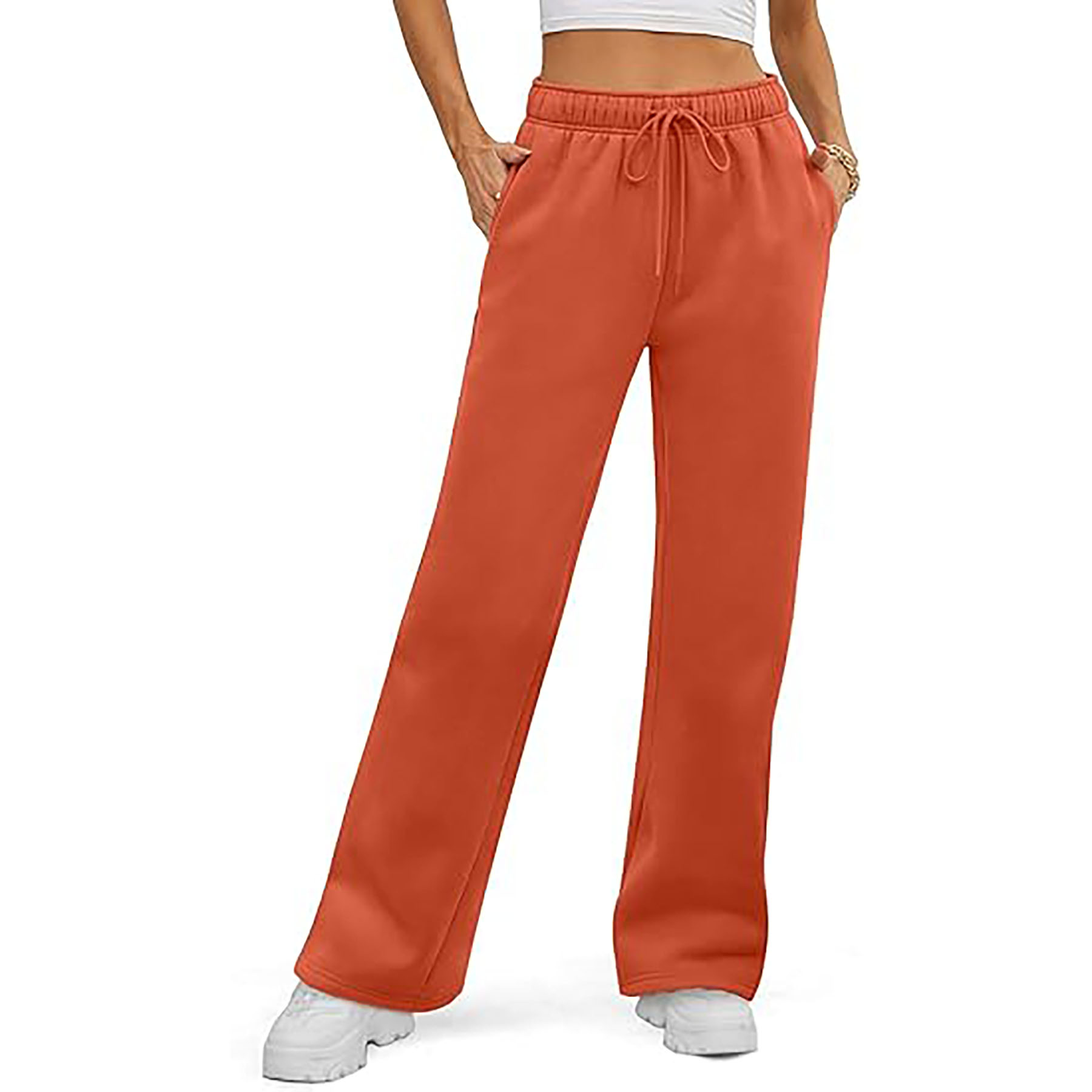 Women's Loose Fleece Sweatpants 16