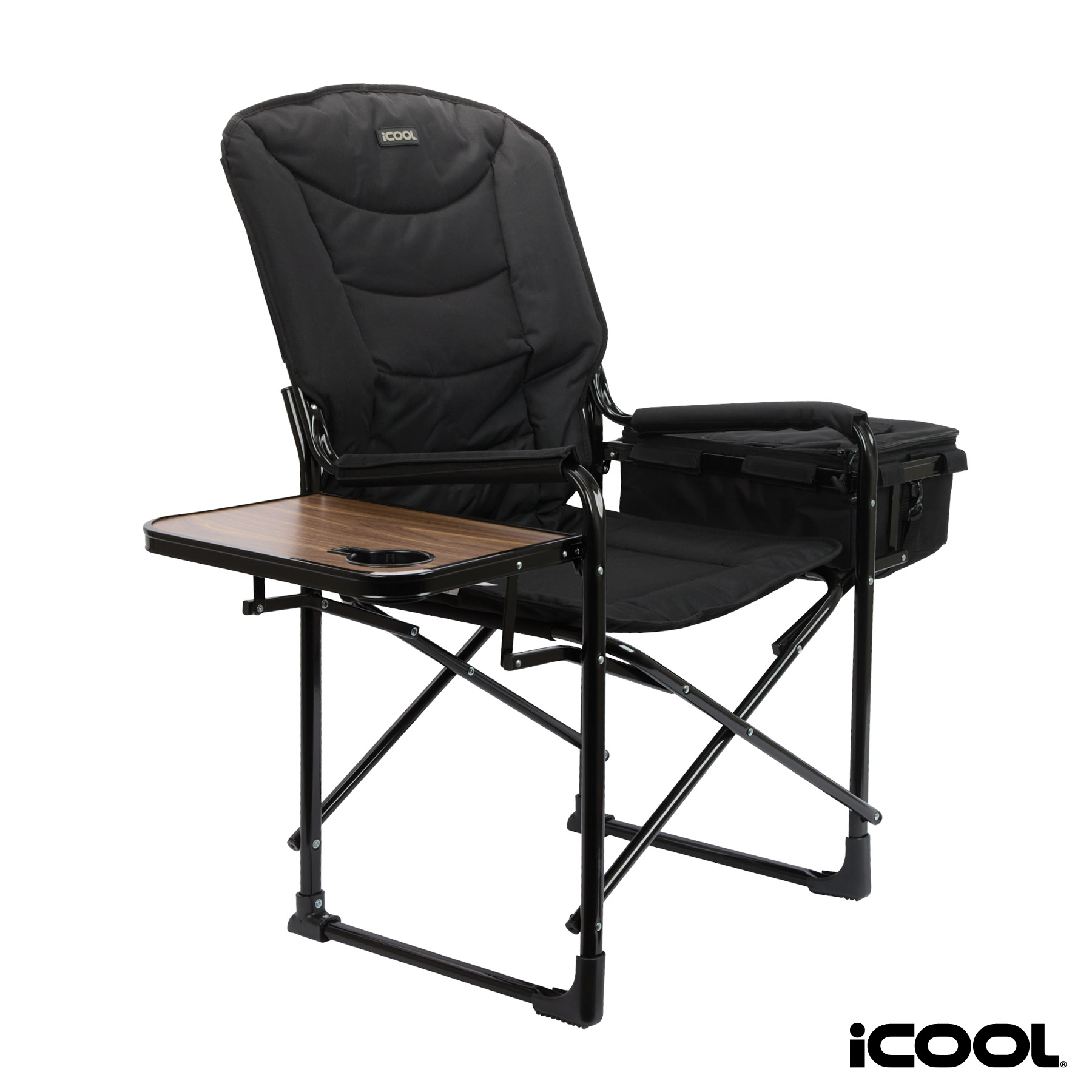 iCOOL Twin Peaks Deluxe Camping Chair With 18-Can Cooler 31