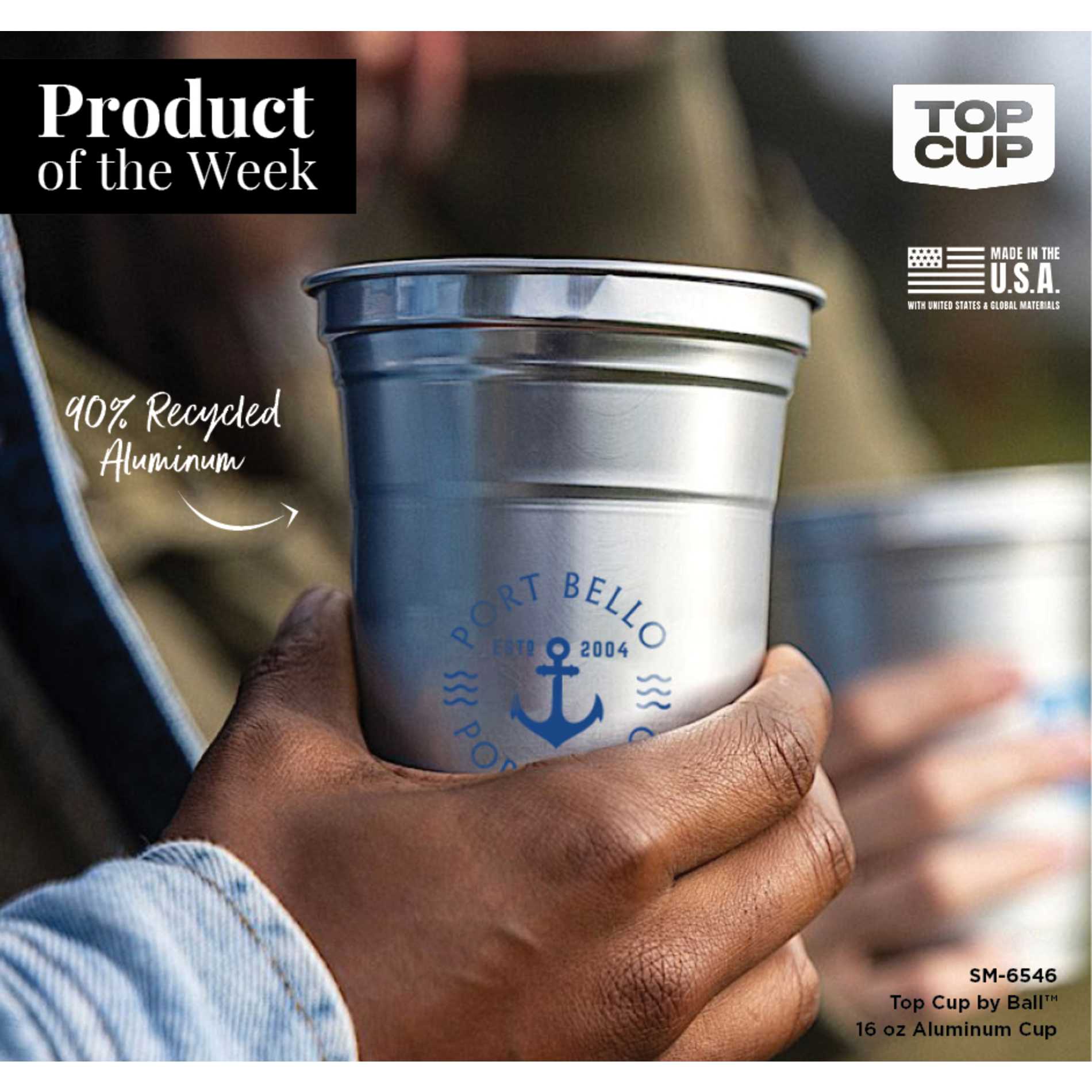 Top Cup Aluminum Cup 16oz. 11