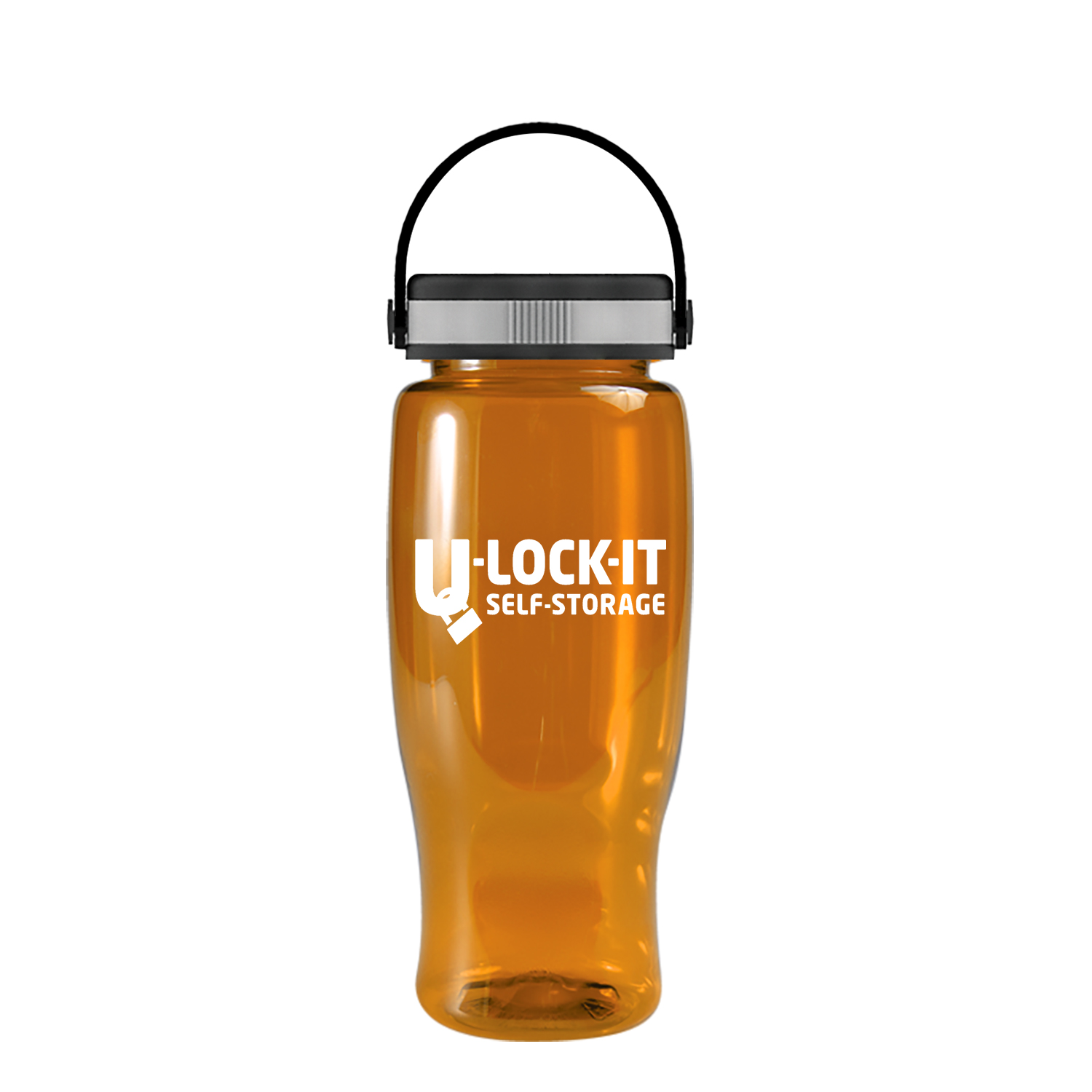 Poly-pure - 27 oz. Transparent Bottle with EZ Grip