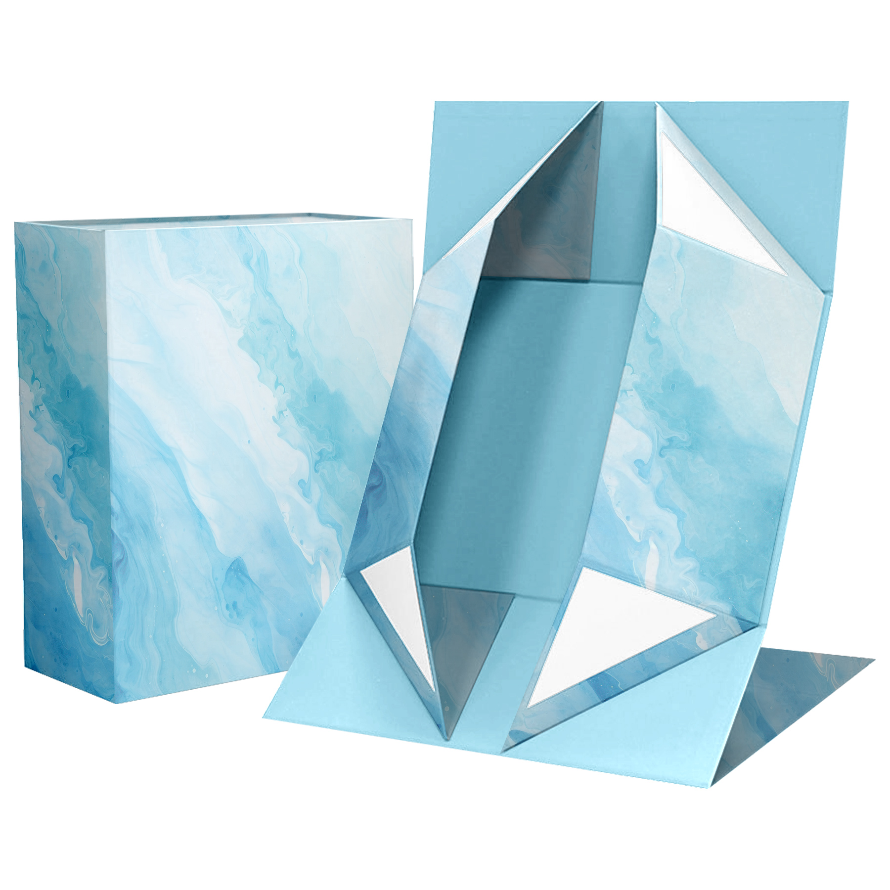 Custom Full Color Foldable Magnetic Closure Promotional Gift Box (8'' L x 7'' W x 3'' H) 10