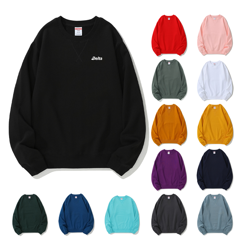 Unisex Heavyweight Cotton Long Sleeved Crew Neck Sweatshirt, custom hoodie or sweatshirt with logo imprint 2
