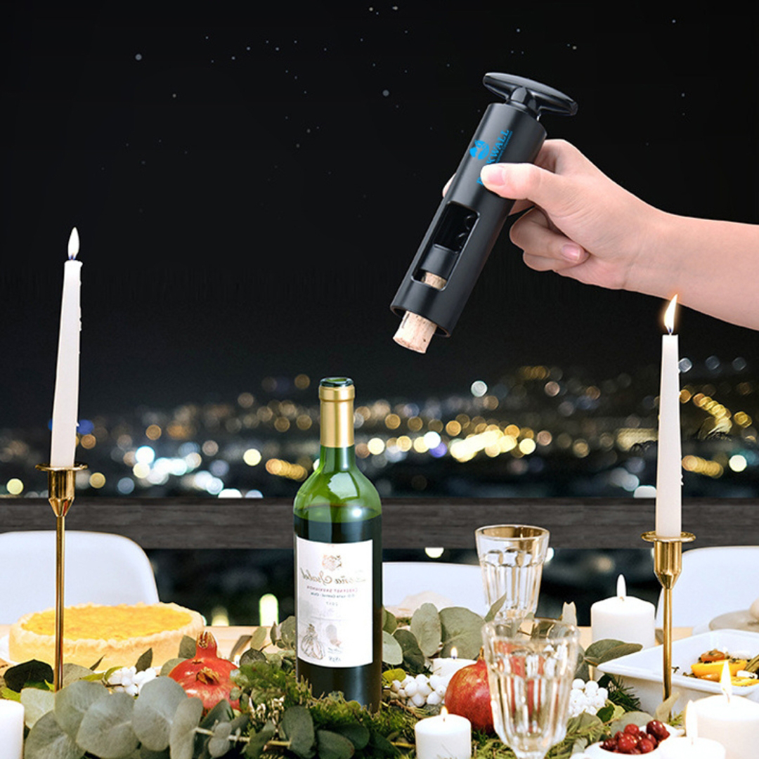 WineVault Wine Opener with Built-In Foil Cutter 4