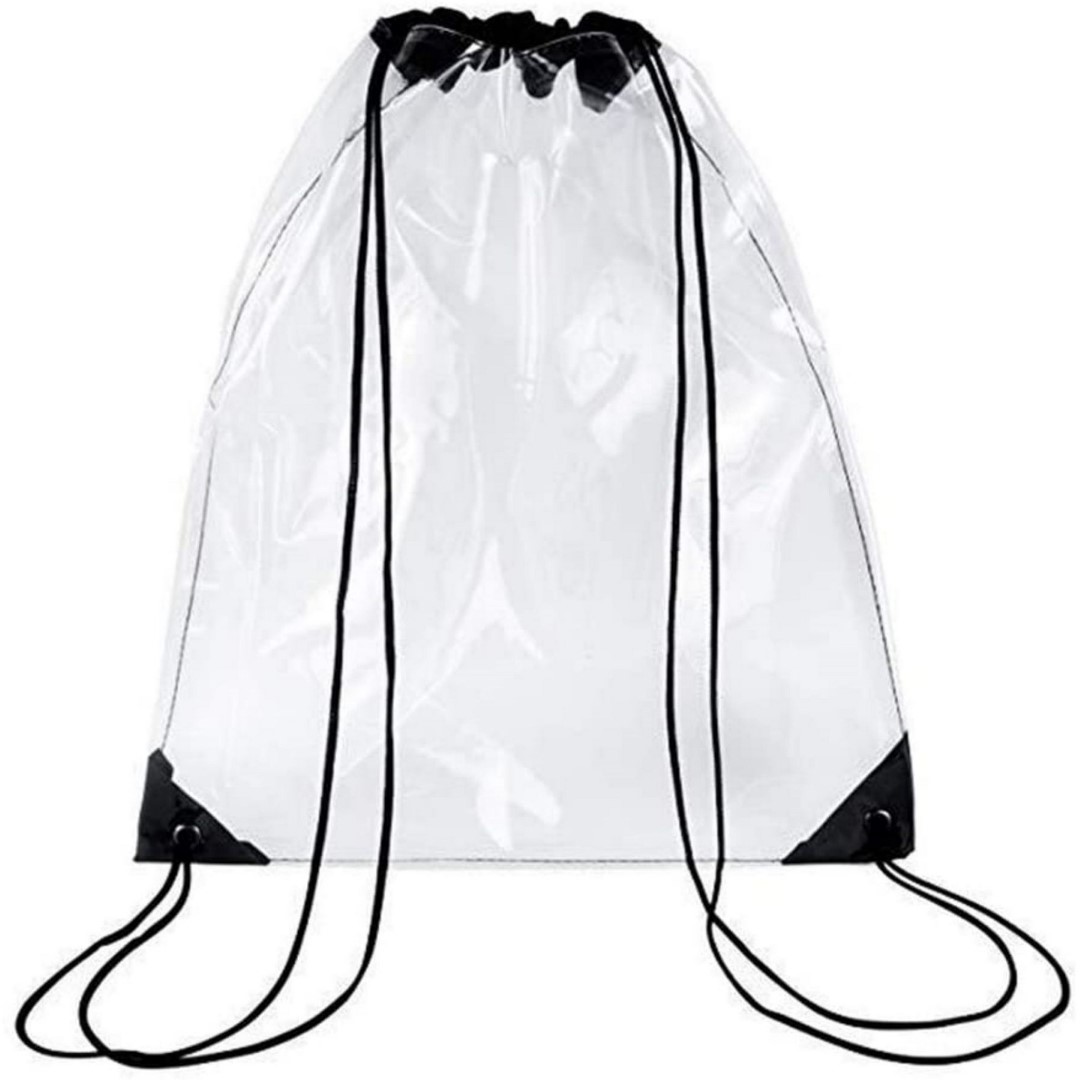 Clear Drawstring Backpack 1