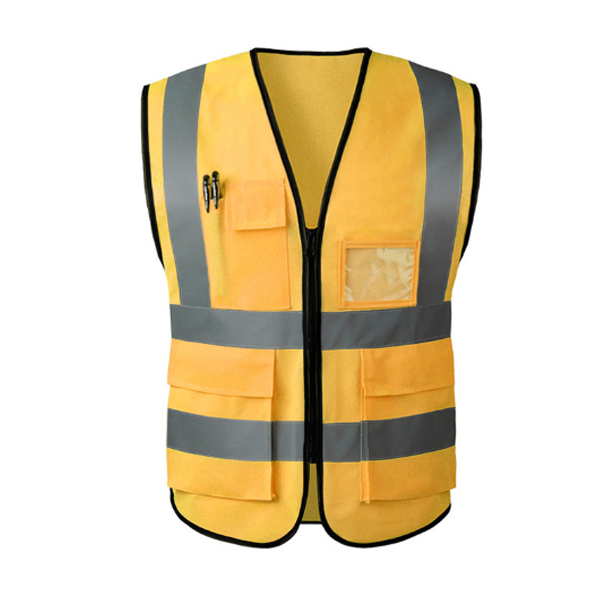 Multiple Pocket Reflective Safety Vest 6