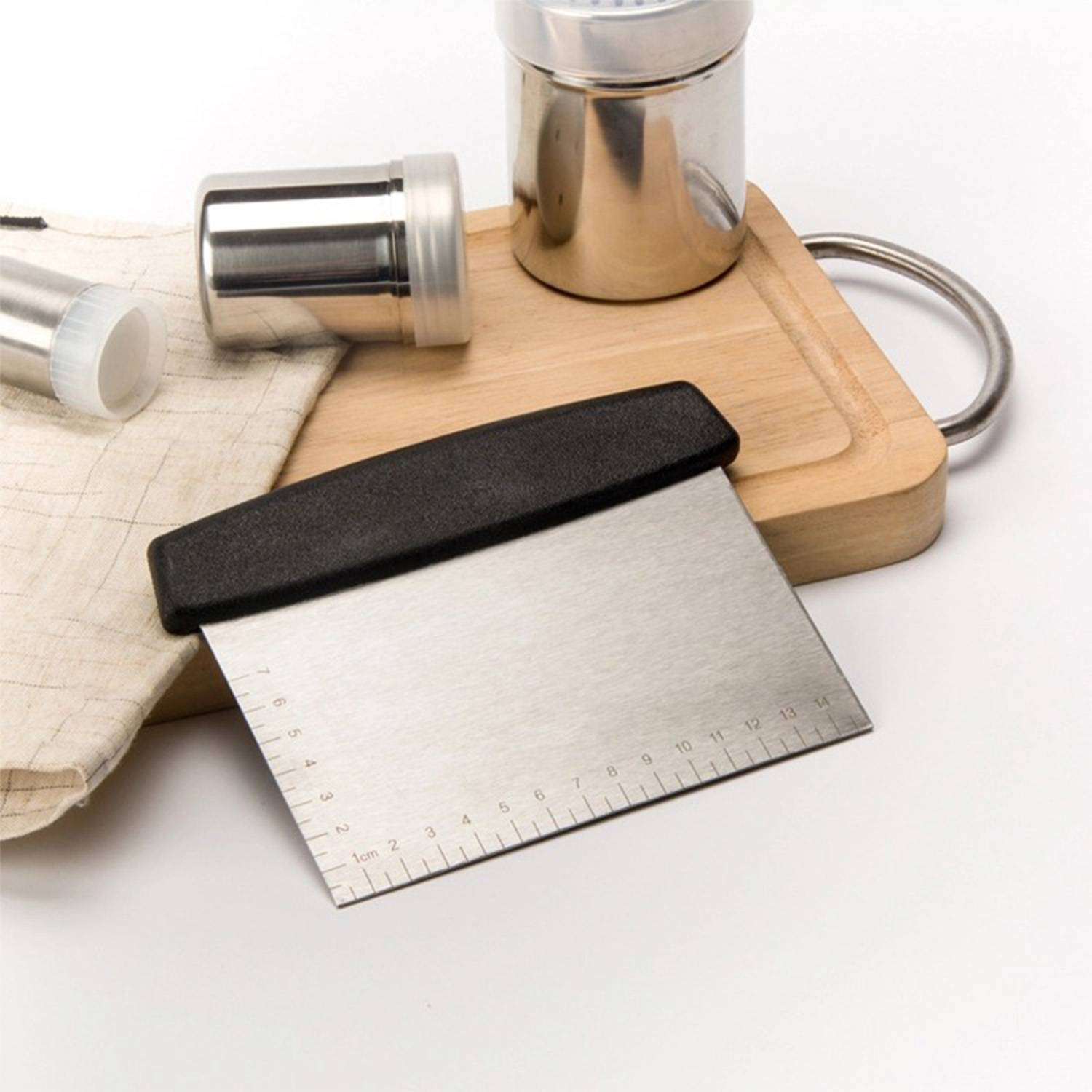 Stainless Steel Dough Scraper 4
