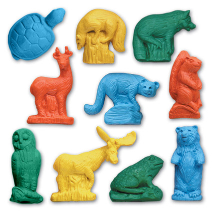 Pencil-Top Eraser Woodland Creatures Collection 2