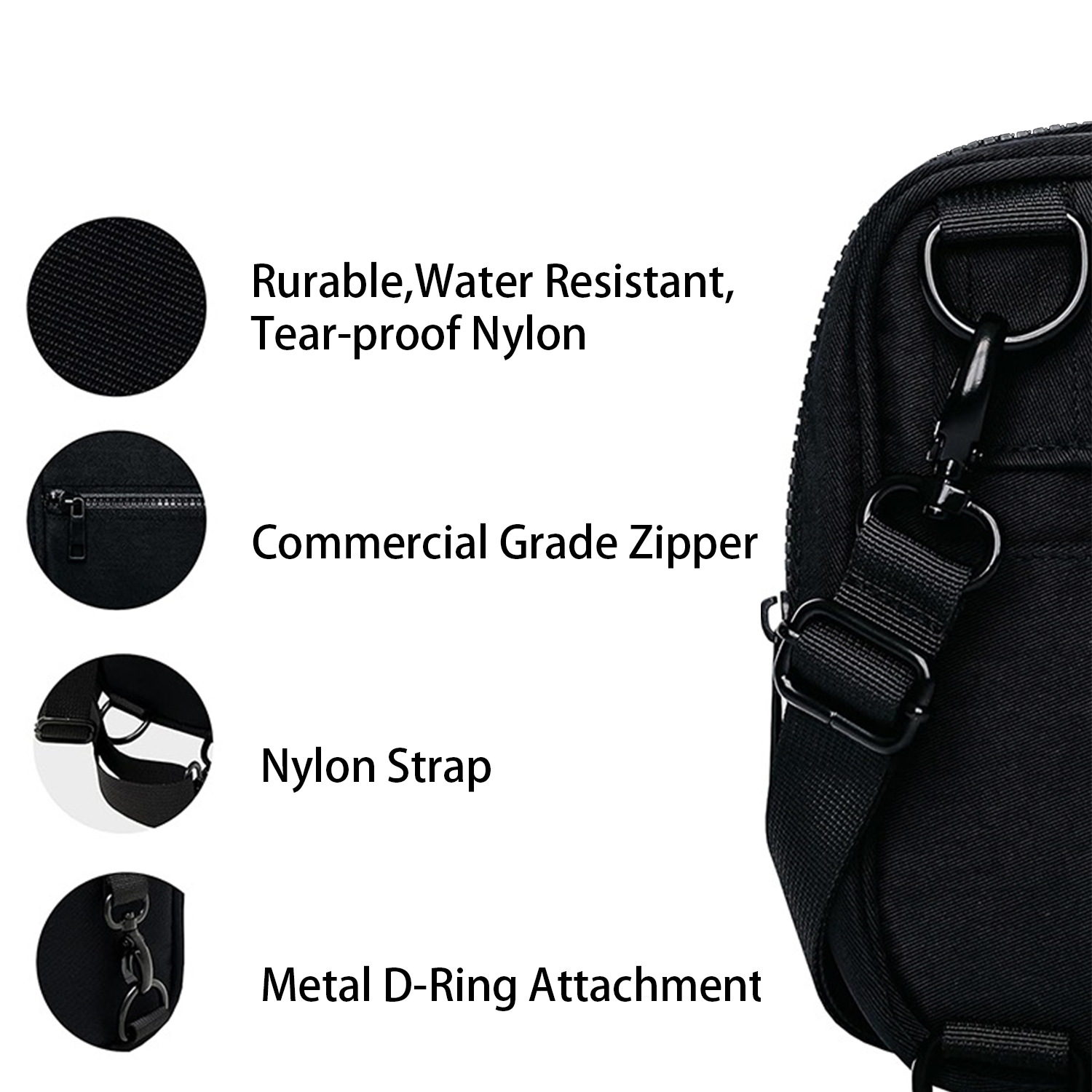 Custom Crossbody Bag with Detachable Waist Pack 4