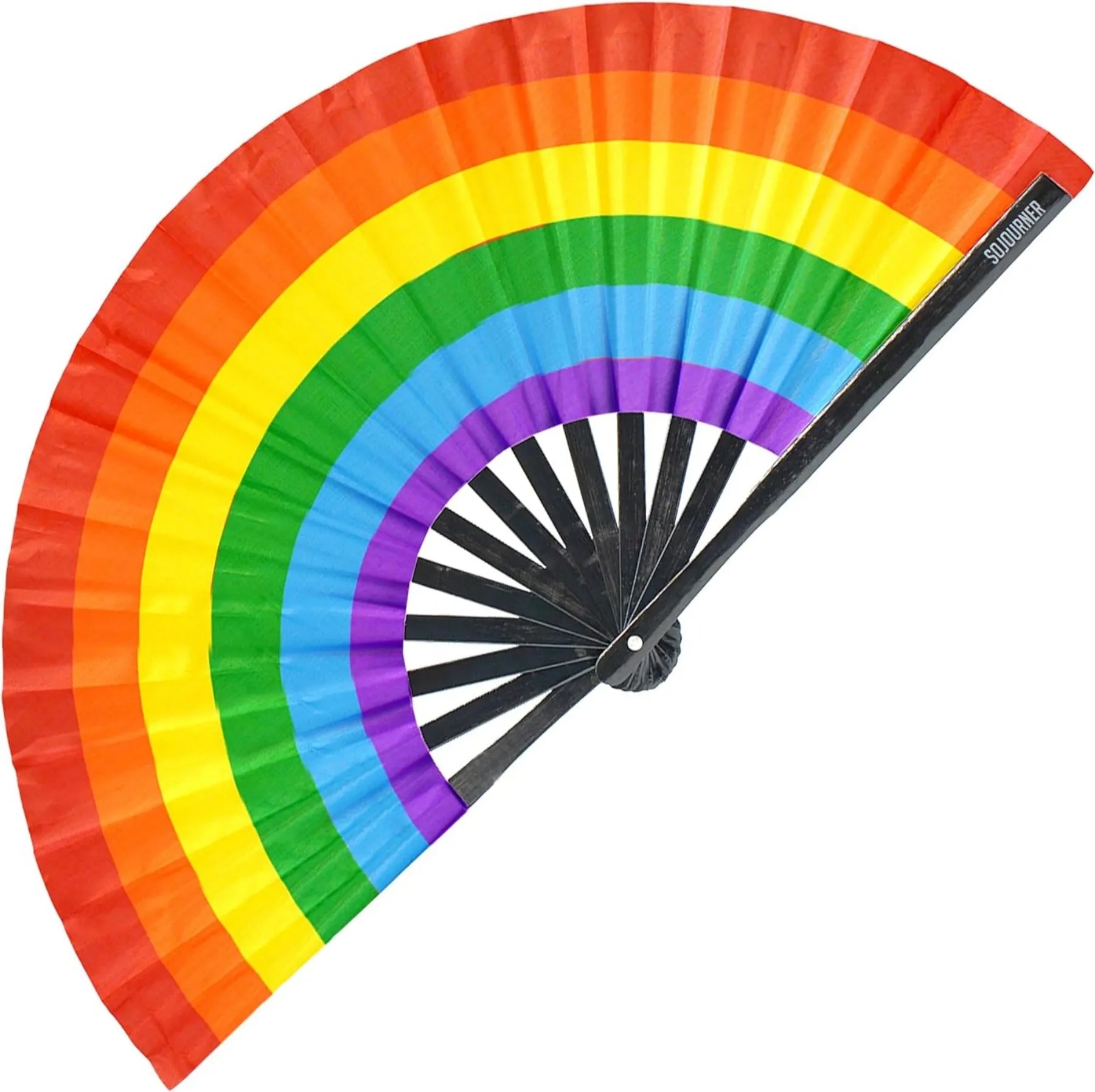 Holiday party rainbow fan 14