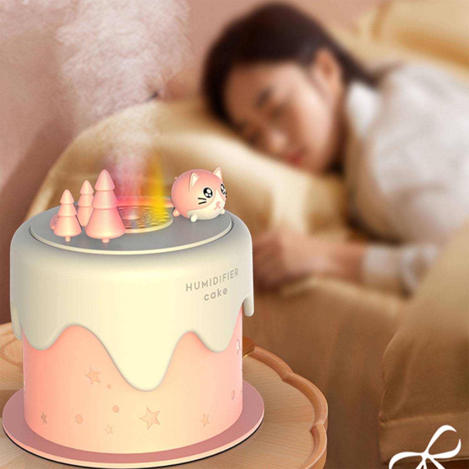 Mini Cake-shaped Humidifier 7