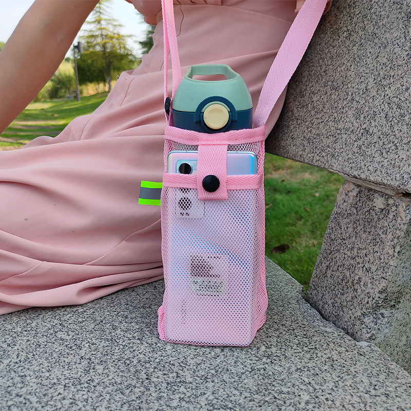 Water Bottle Holder Carrier with Adjustable Shoulder Strap 12