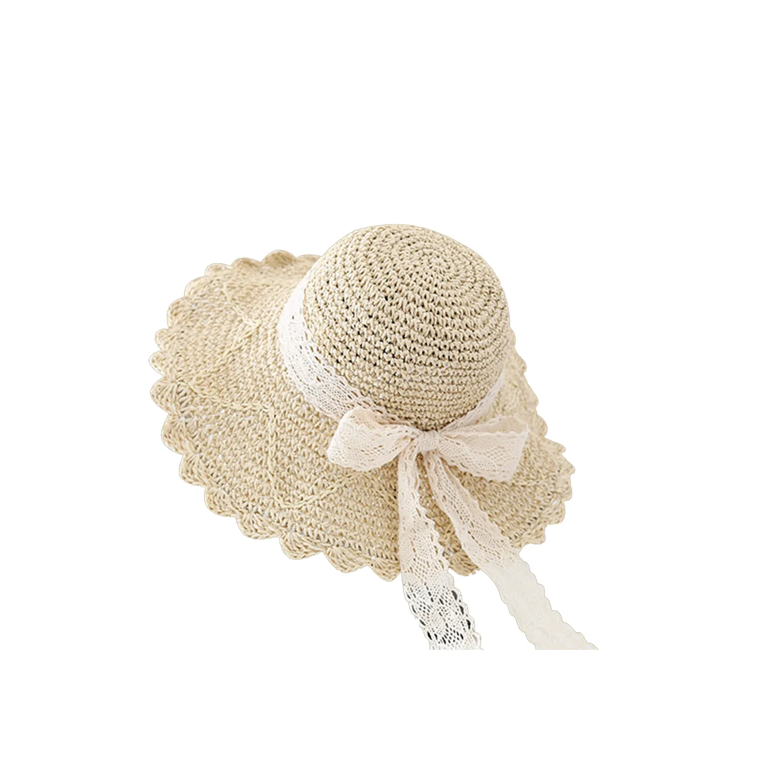 Beach Sunshade Straw Hat For Women 6