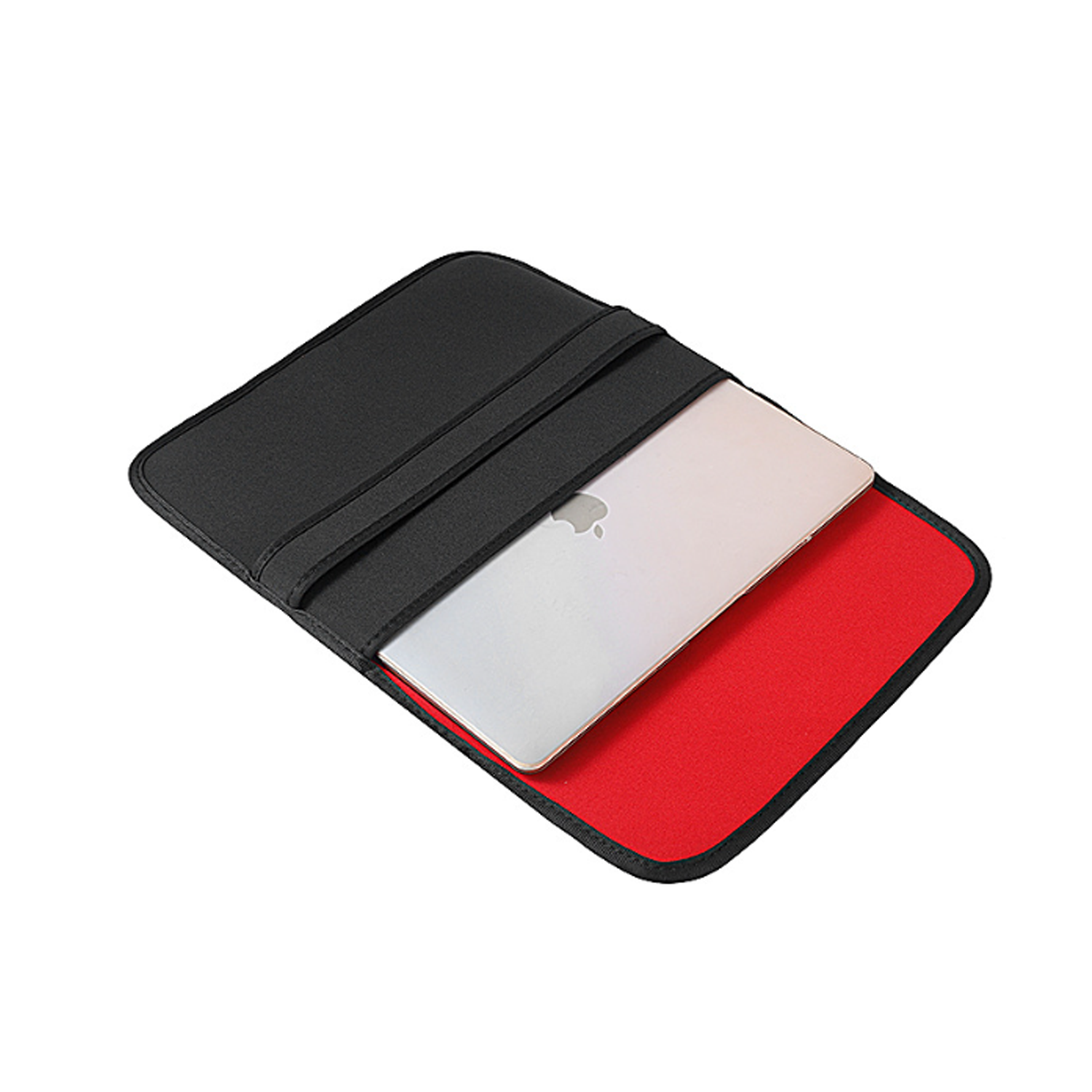 Neoprene Laptop Sleeve w/ Front Flap & Elastic Closure 4