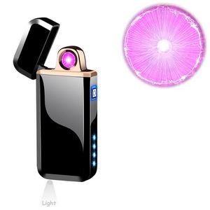 Rotated Arc Lightning Lighter With Flashlight And USB Charging 24