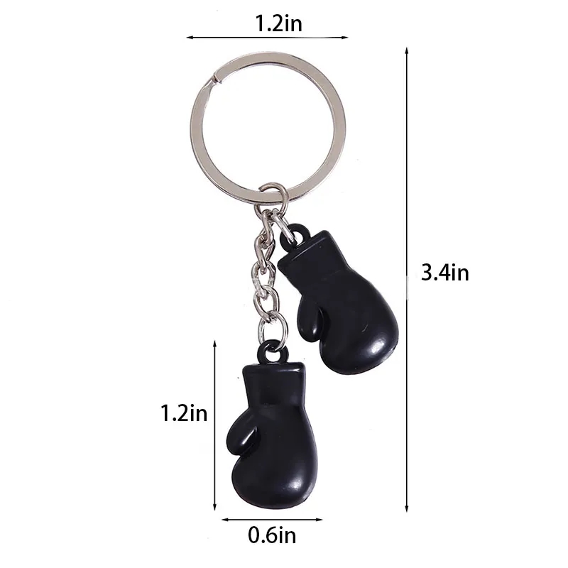 Creative Boxing Gloves Pattern Keychain 5