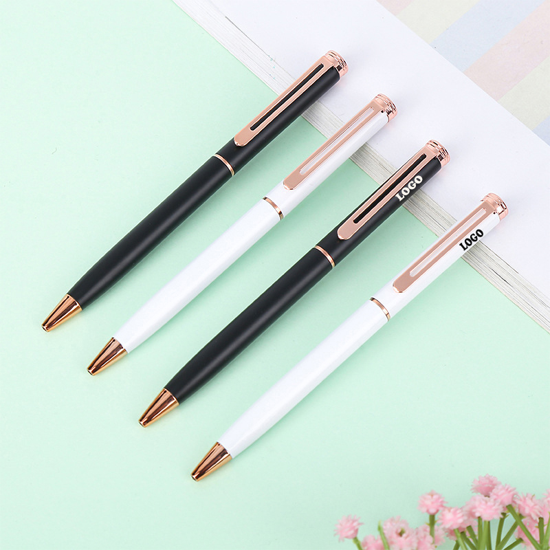 Slim Twisting Metal Ballpoint Pens 4