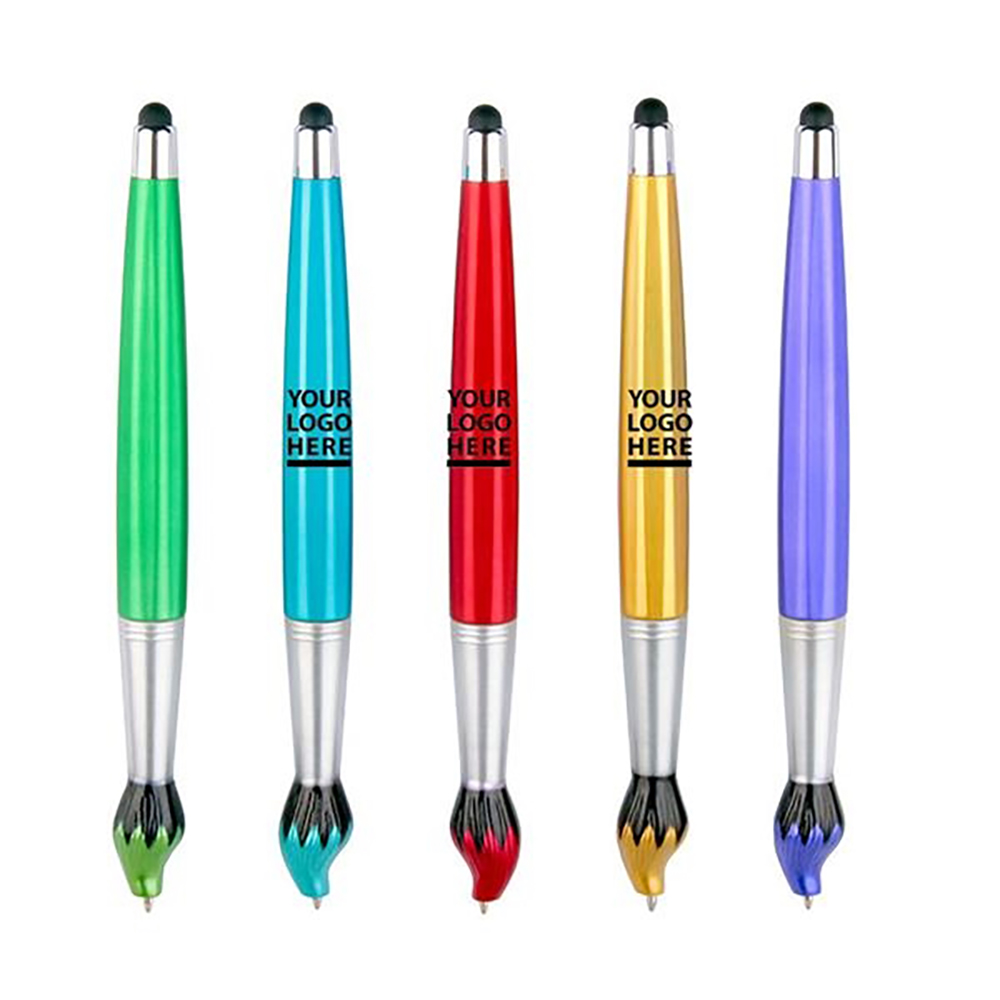 Flame Shaped Stylus Ballpoint Pen 2