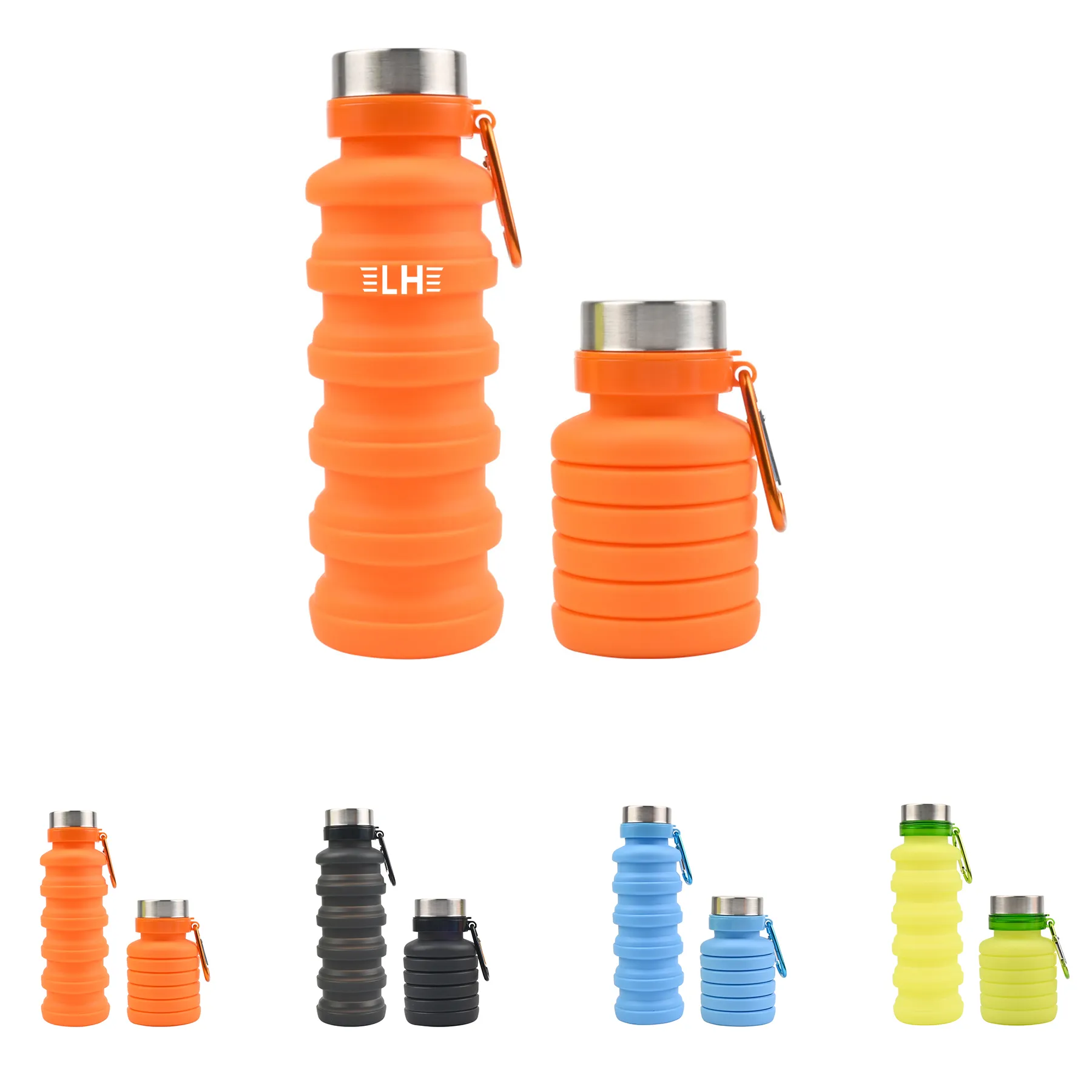 17OZ Silicone Telescopic Water Bottle 4