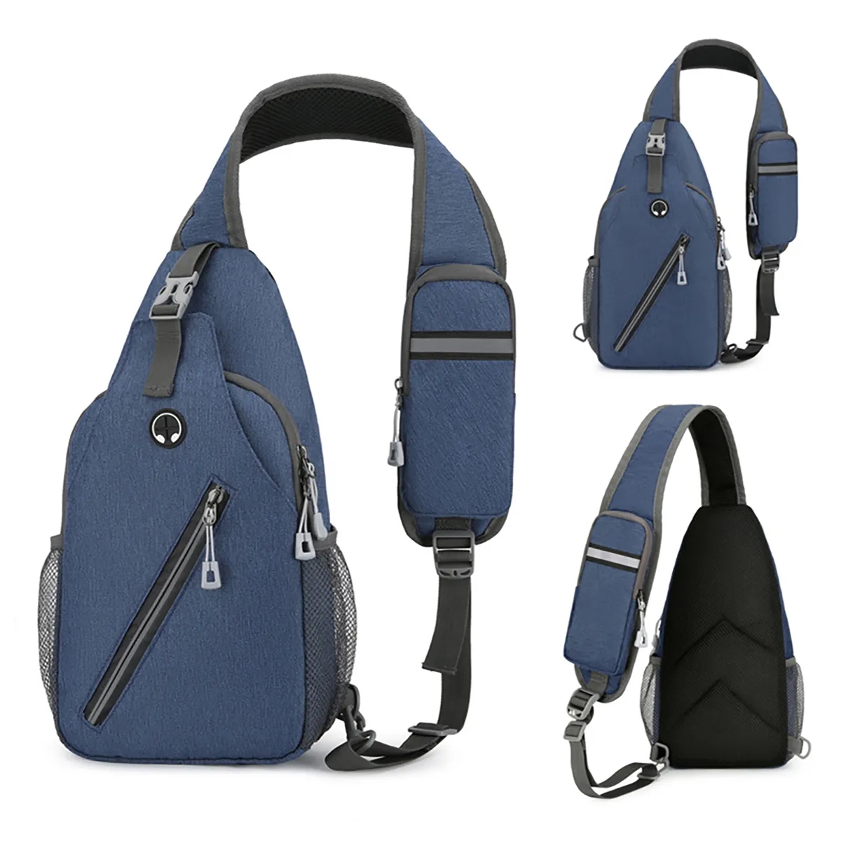 In Stock Crossbody Sling Bag Travel Hiking Chest Bag 9