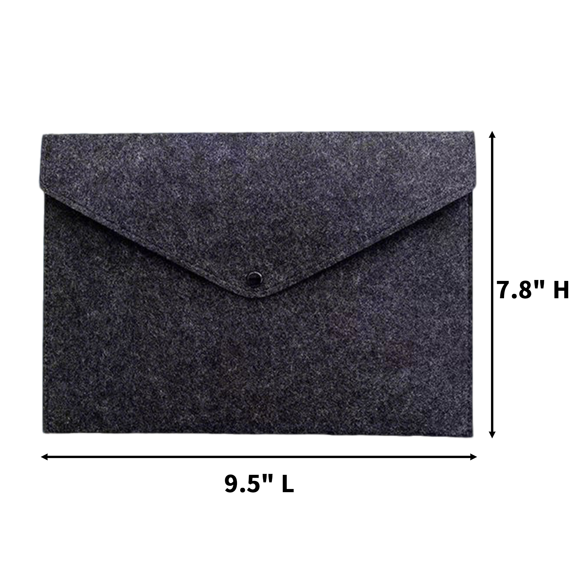 A4 Felt Document Holder Envelope With Snap And Lanyard 4