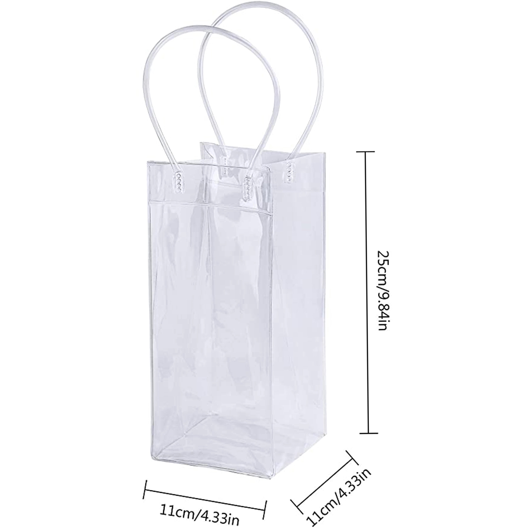 Champagne Wine Clear Bag w/ Handle 5