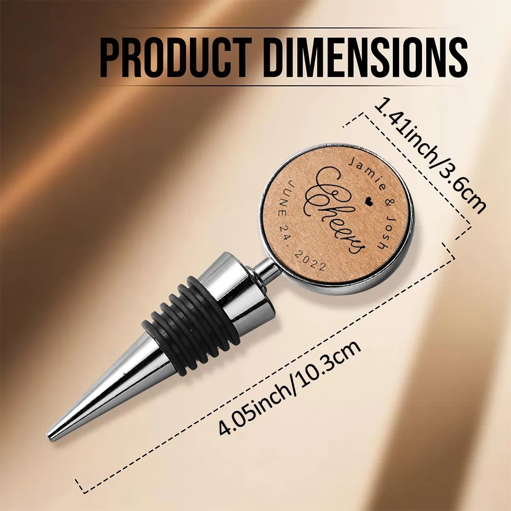 Wooden Wine Bottle Stopper 8