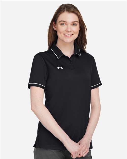Women's Tipped Teams Performance Polo - 1376905 34
