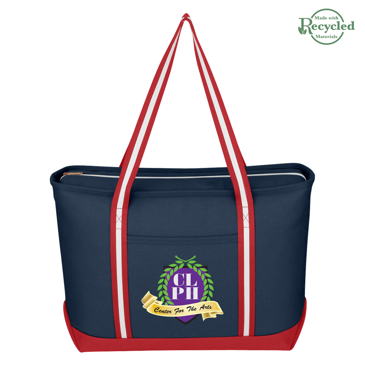 Large Cotton Canvas Admiral Tote Bag, custom tote bag with logo imprint 17