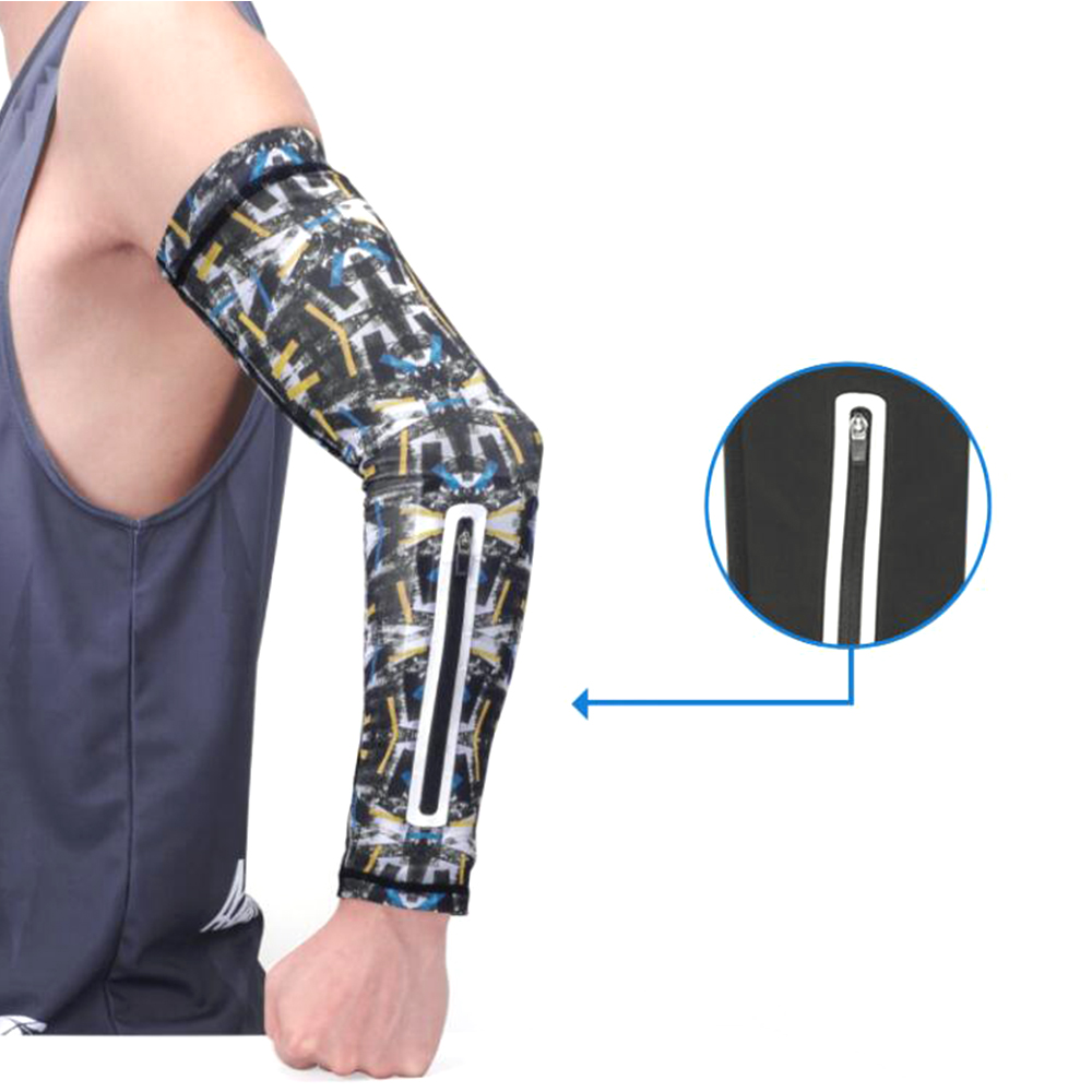 Sport Arm Sleeves With Pocket For Men And Women 6