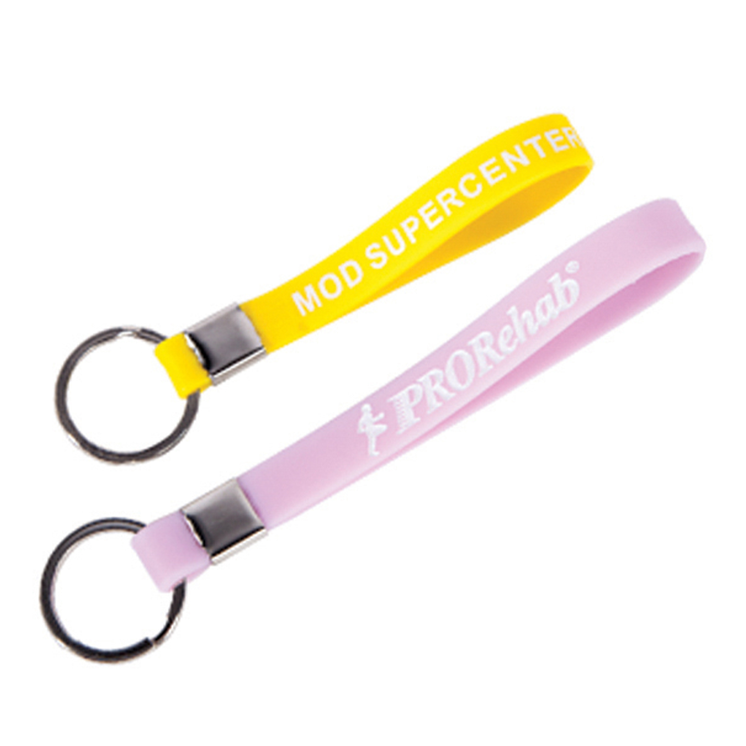 10.5" Debossed Silicone Key Tag 1