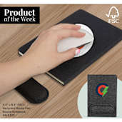 5.5" x 8.5" FSC® Recycled Mouse Pad Bound Notebook 77