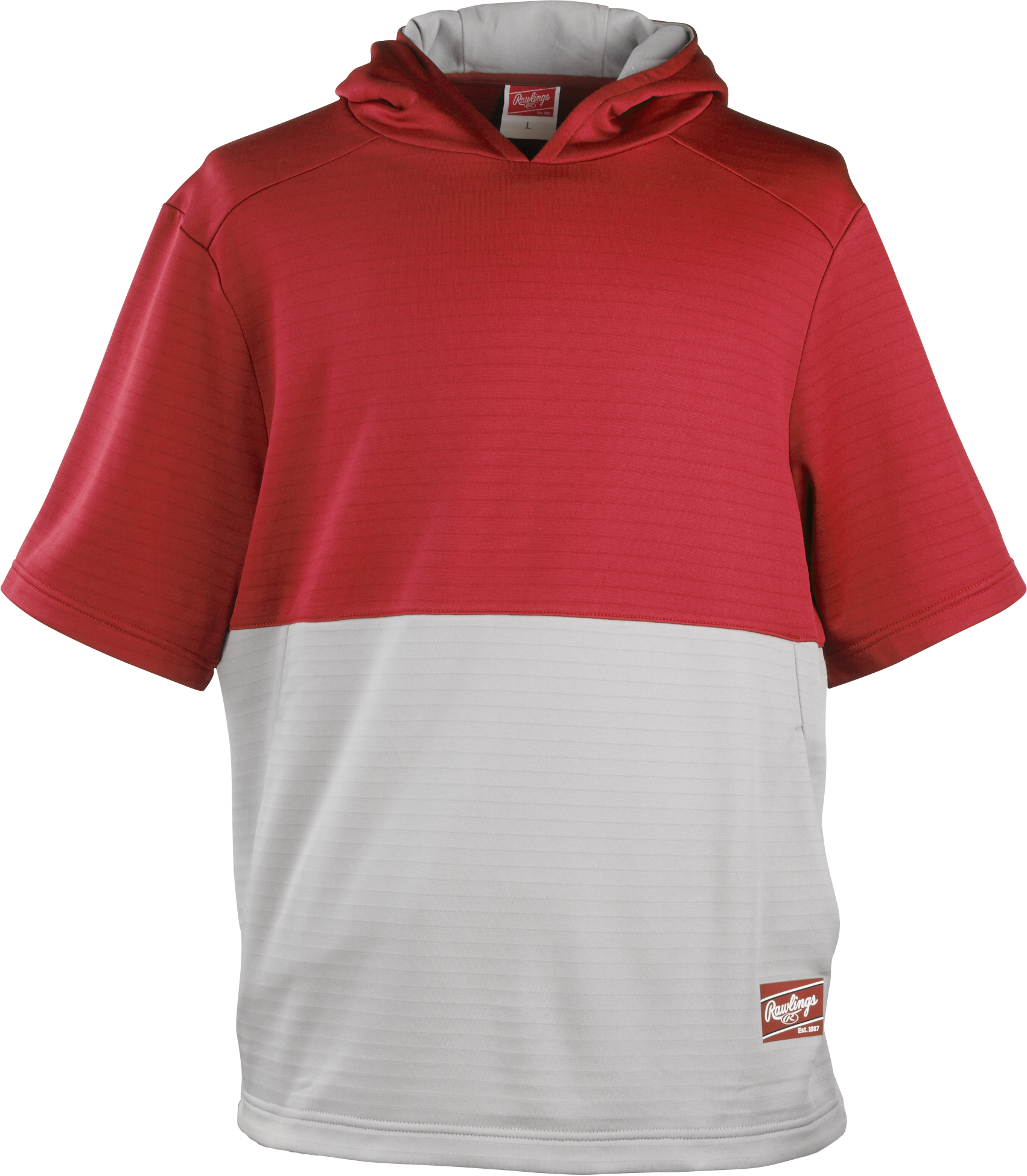 Rawlings Adult Colorsync Performance Short Sleeve Hoodie, custom hoodie or sweatshirt with logo imprint 4