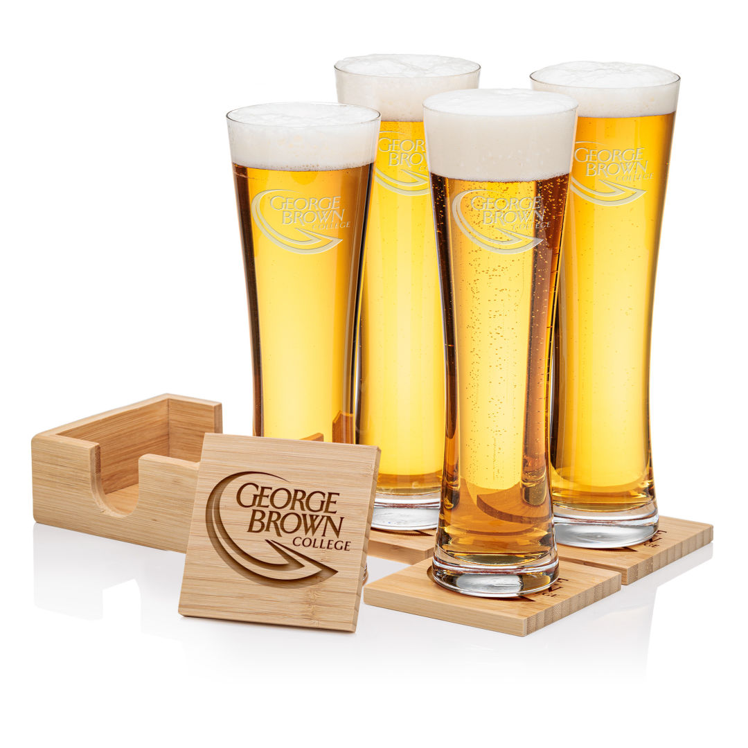 Bamboo Coaster Gift Set - Mannheim 5