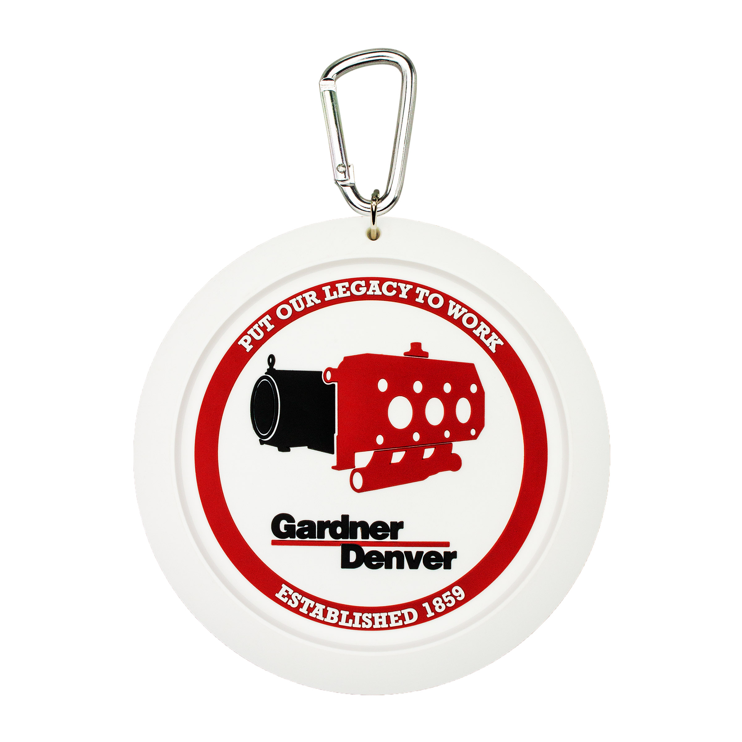 Golf Putt Target PVC Bag Tag 4