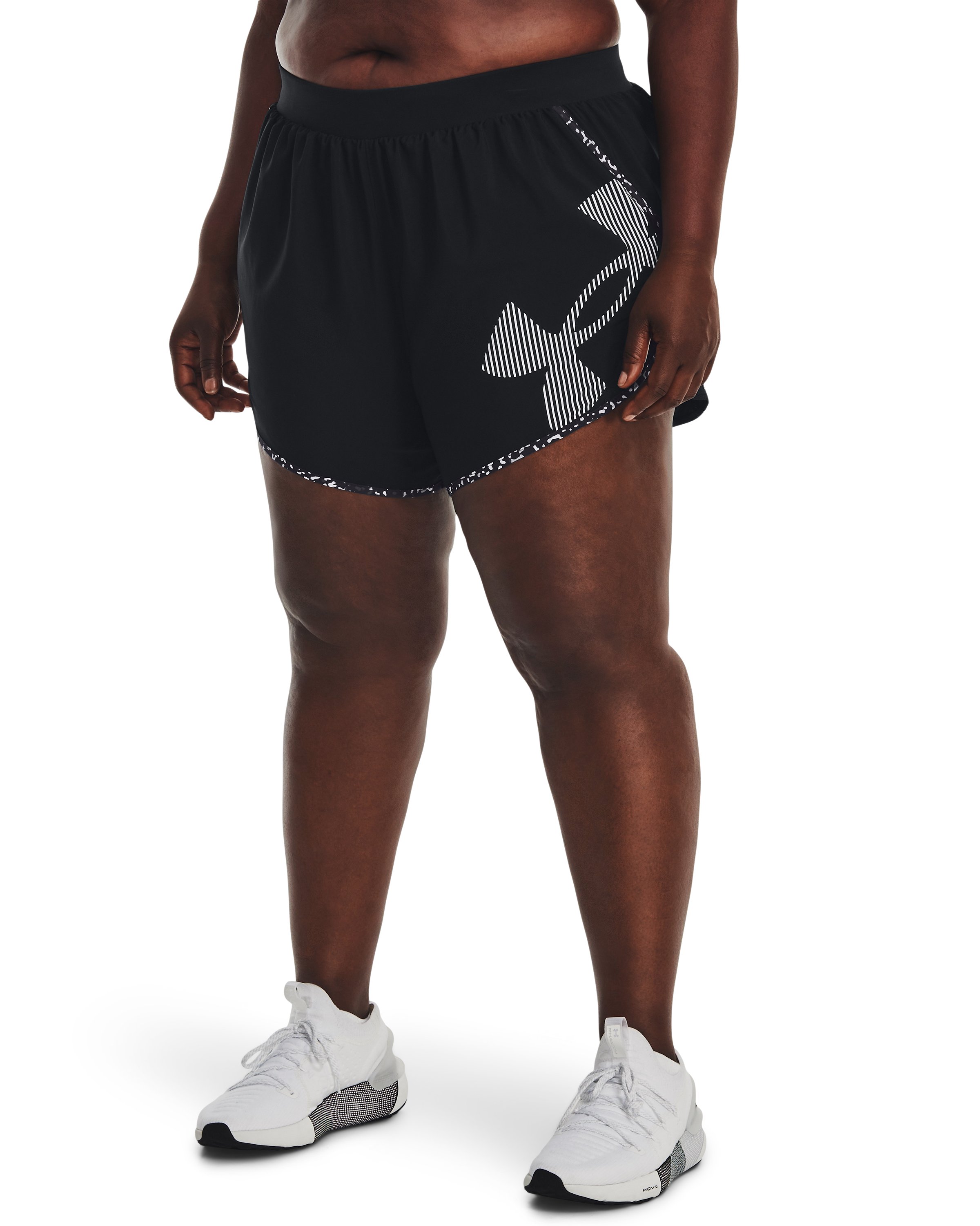 Women's UA Fly-By 2.0 Logo Graphic Shorts  1