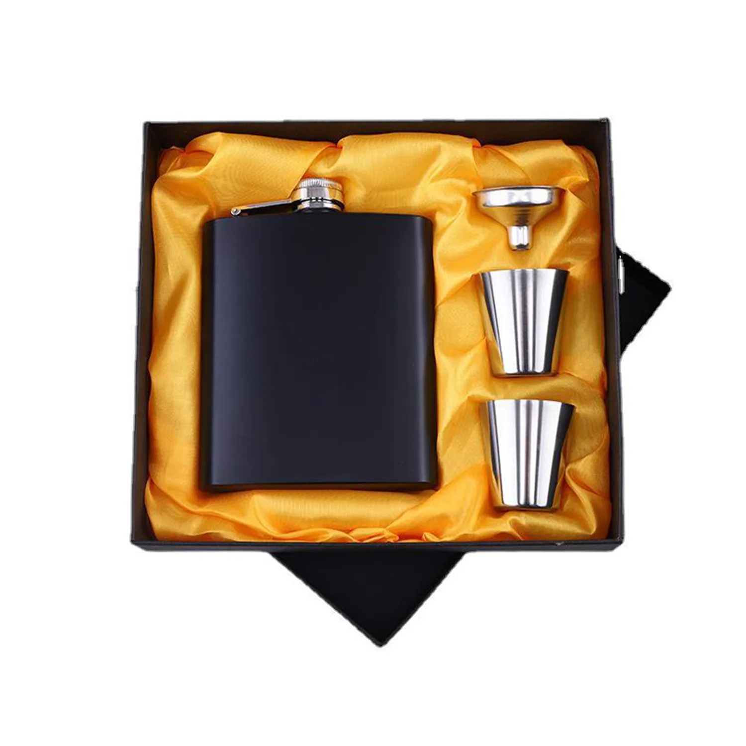 Flask Shot Glass and Funnel Gift Set 3