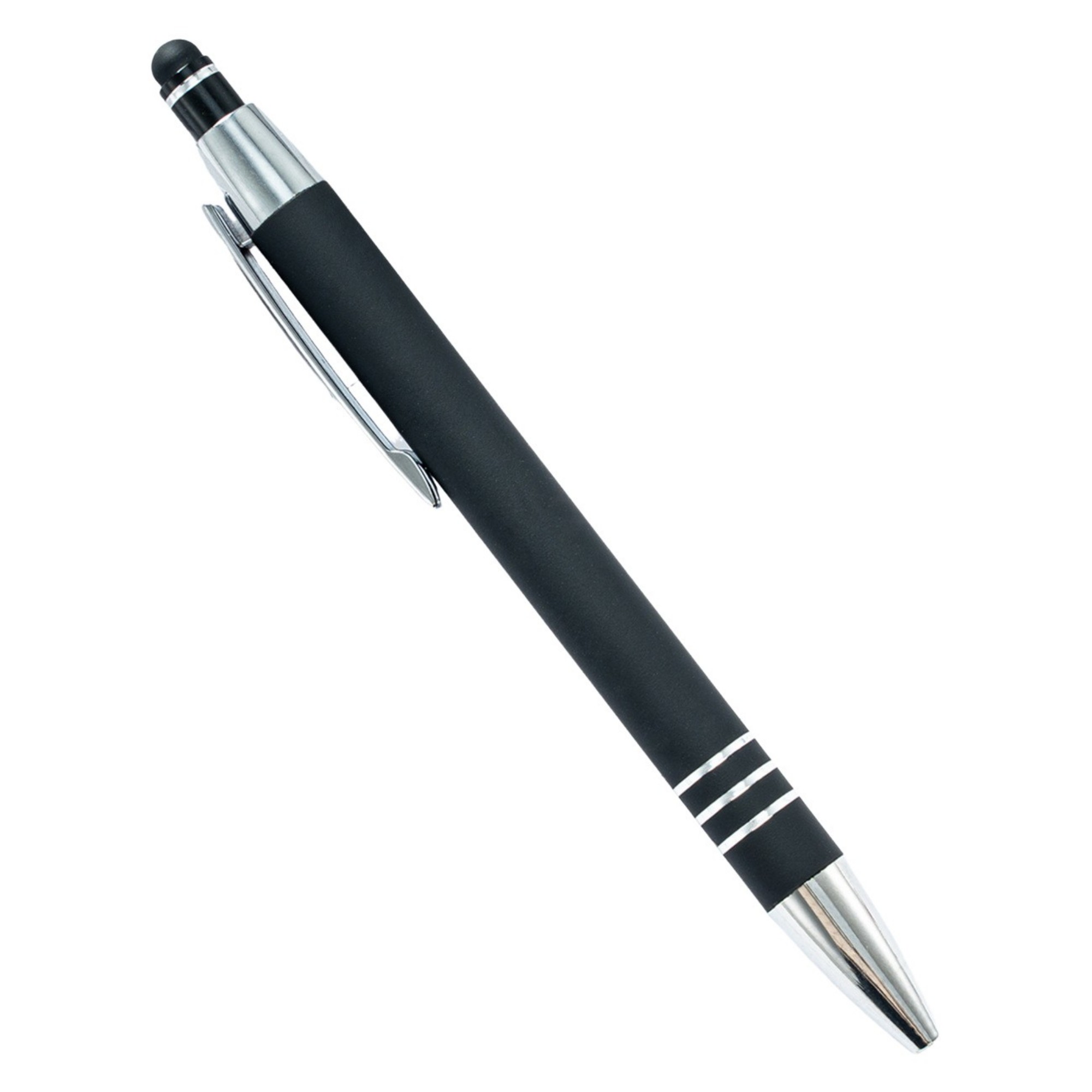 Metal Touch Screen Ballpoint Pen With Press Design 5.4" 9