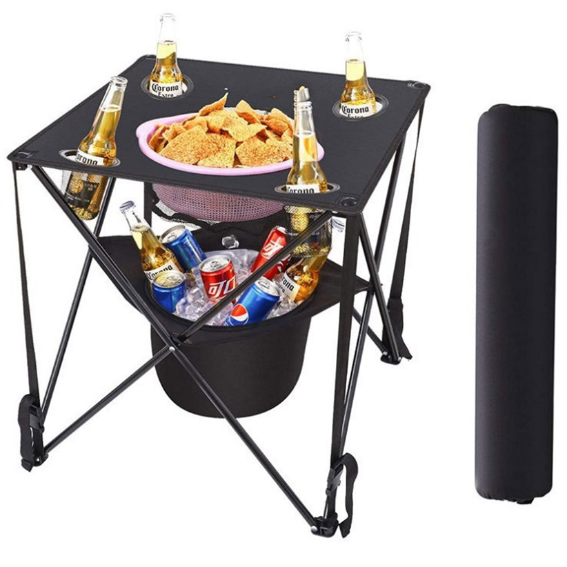 Folding Barbecue Ice Bucket Table 1
