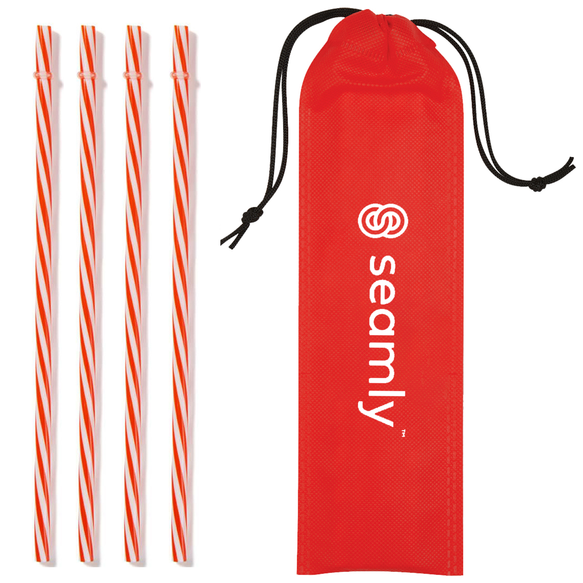 Reusable PP Straw in Drawstring Pouch 3