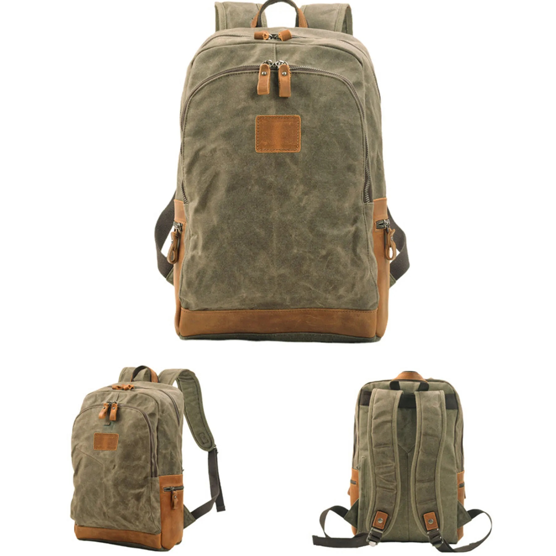 Canvas waterproof mountaineering bag 5