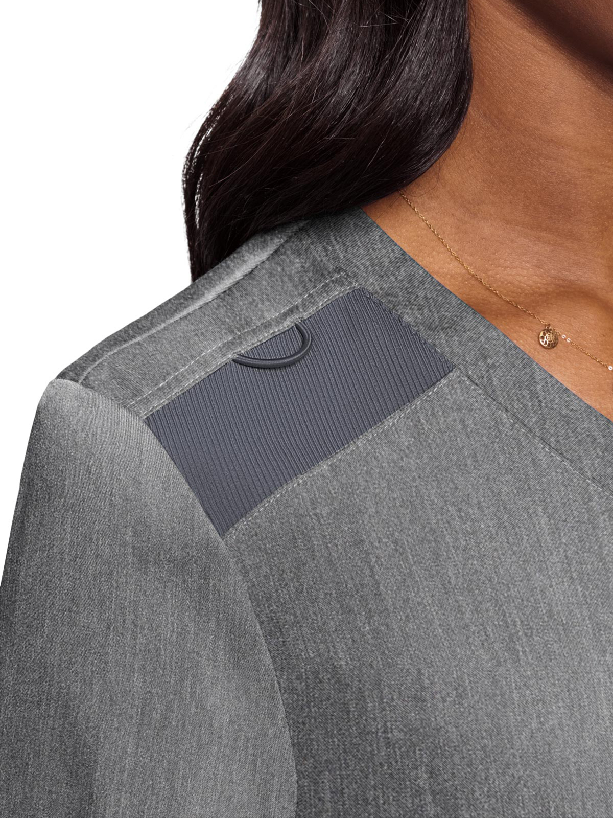 Med Couture - MC Touch - Women's 1-Pocket V-Neck Top 44