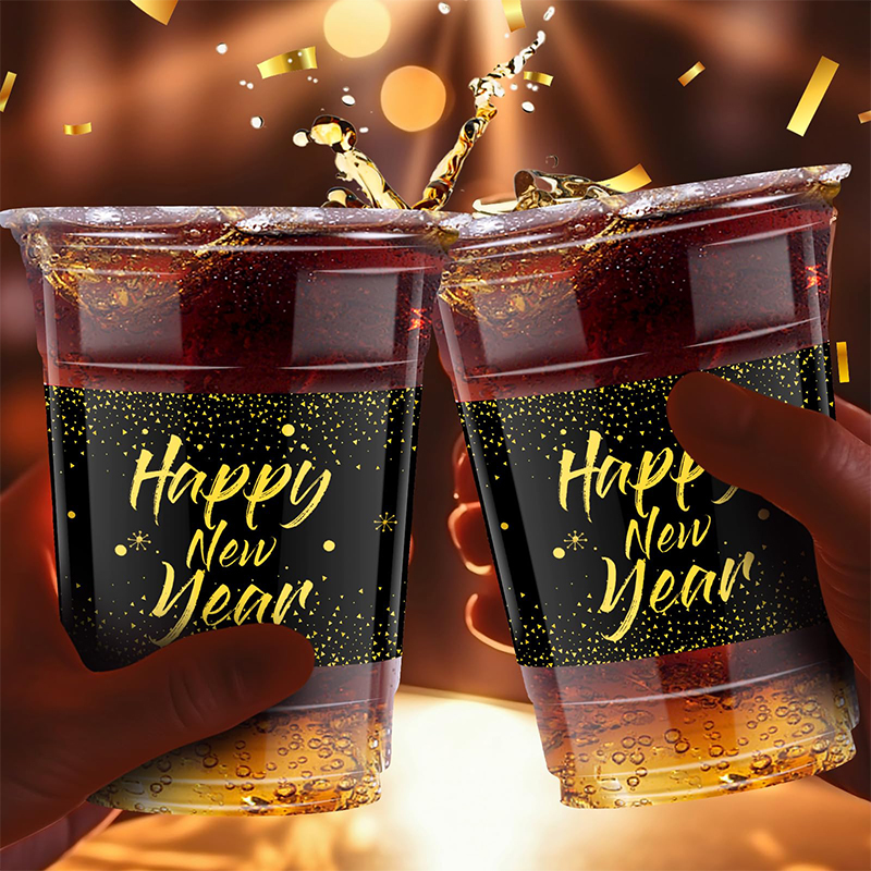 16 oz New Years' Plastic Cup 6