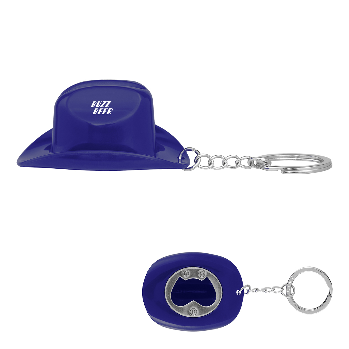 Cowboy Hat Bottle Opener Keychain 5