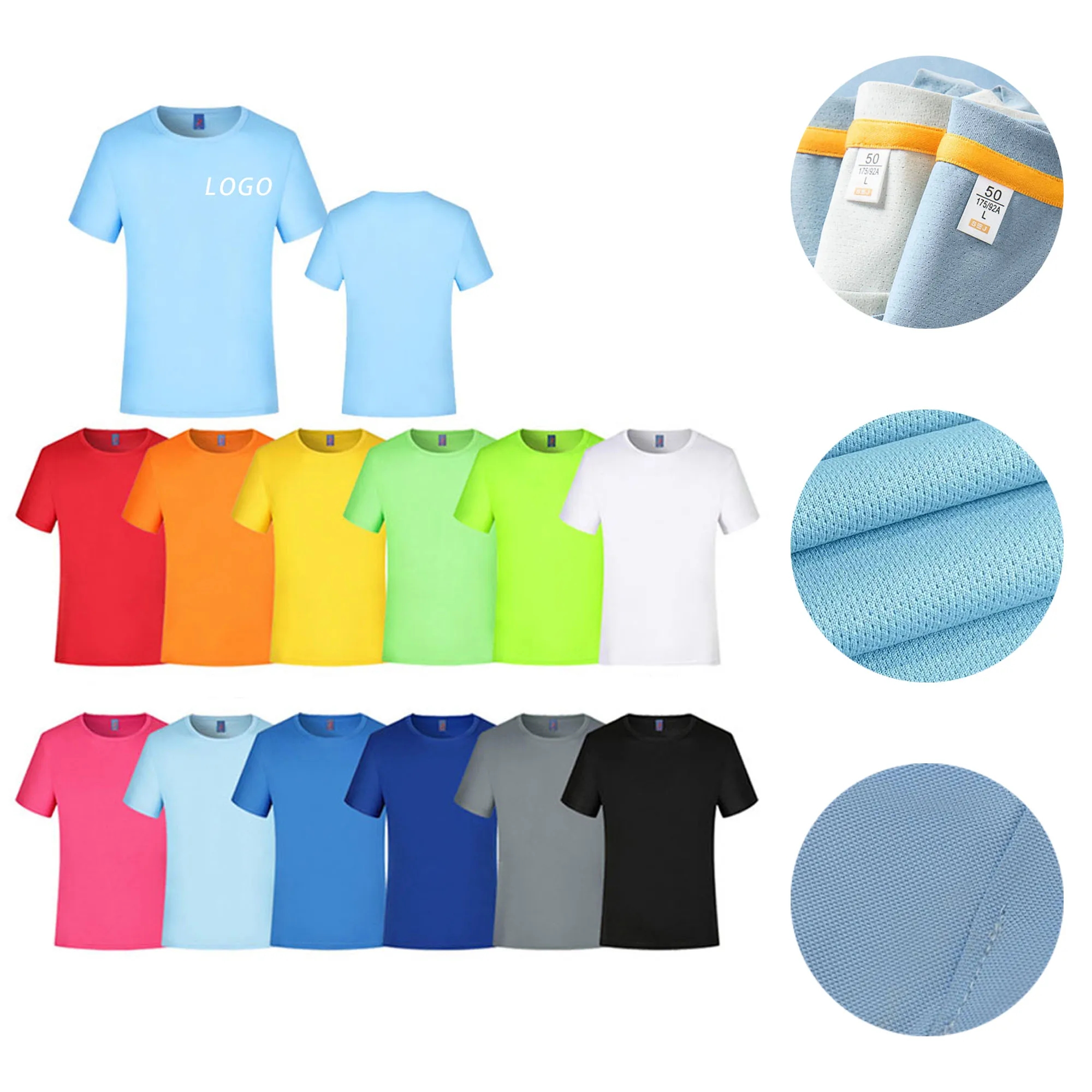 Mesh Quick-Drying T-shirt With Logo For Sport,Activity