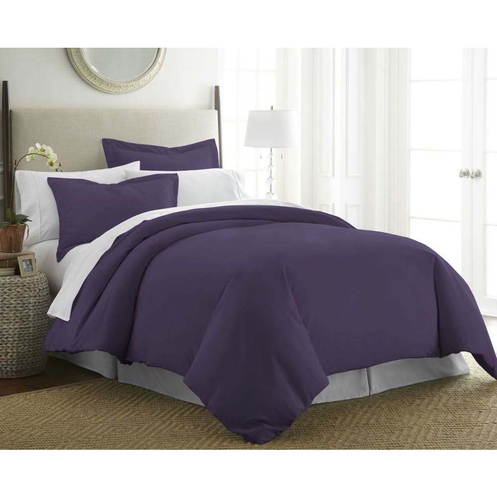 Duvet Cover Sets - Purple King 3 Piece
