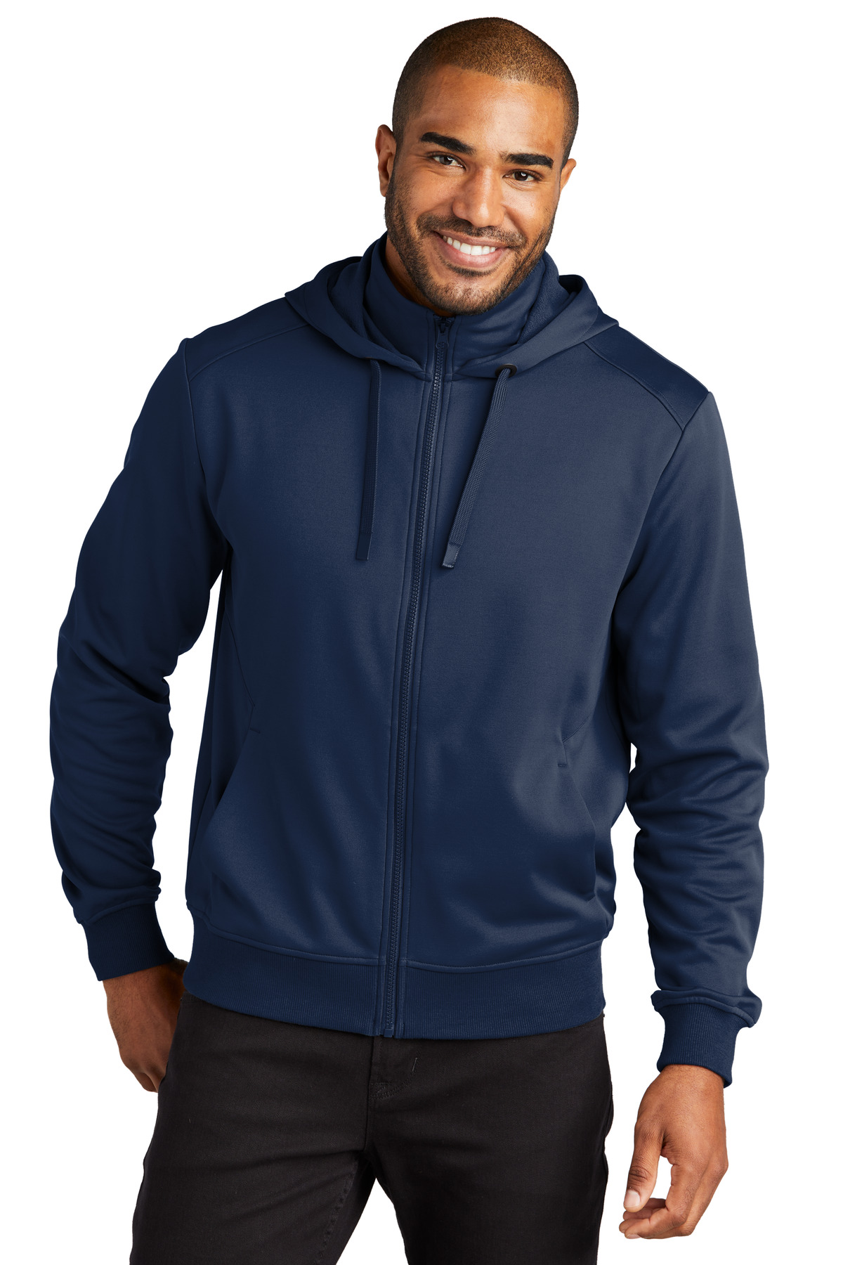 Port Authority Smooth Fleece Hooded Jacket F814 2