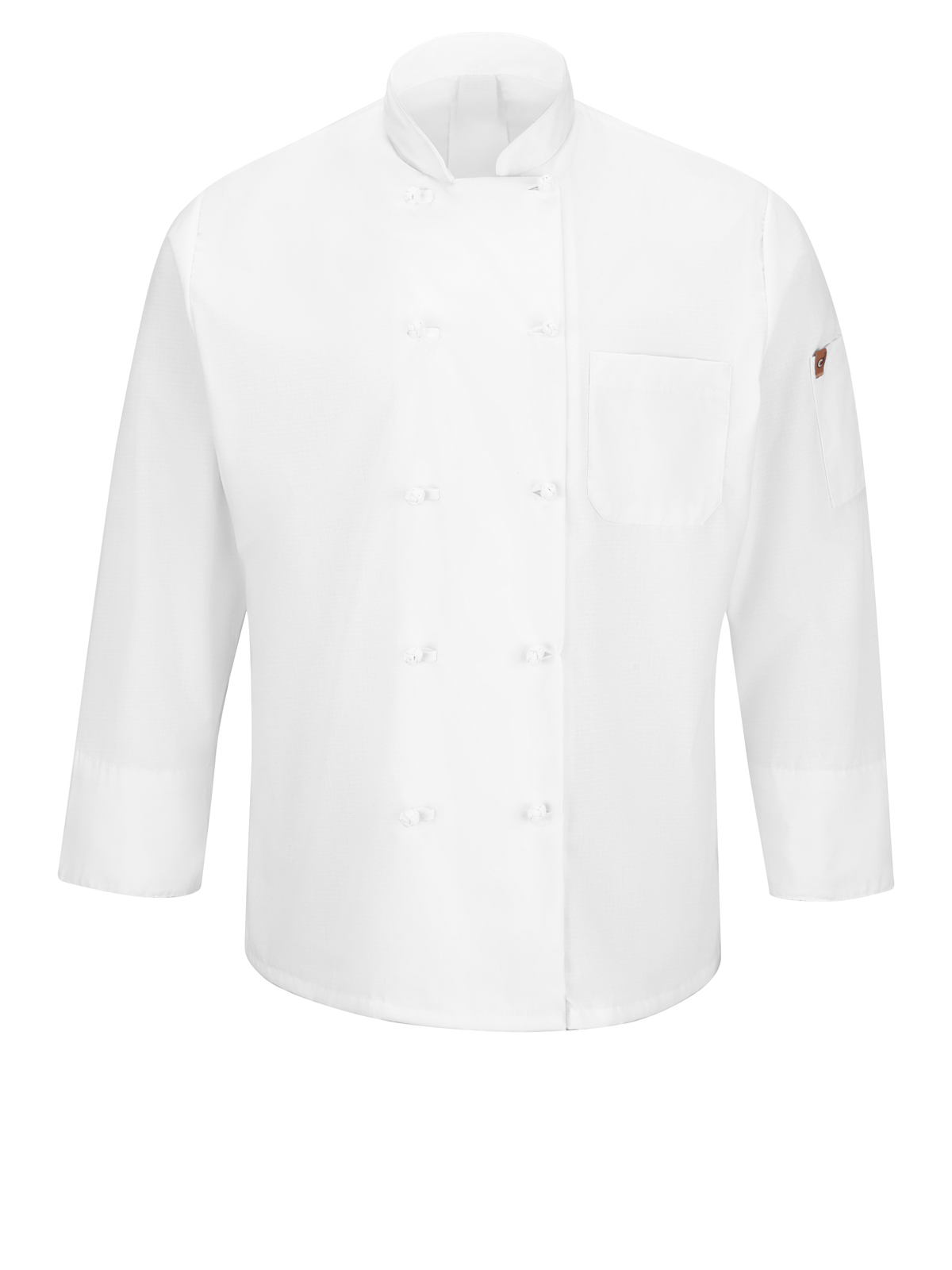 Red Kap Culinary - Men's Ten Knot Button 29.5" Chef Coat with OilBlok + MIMIX™