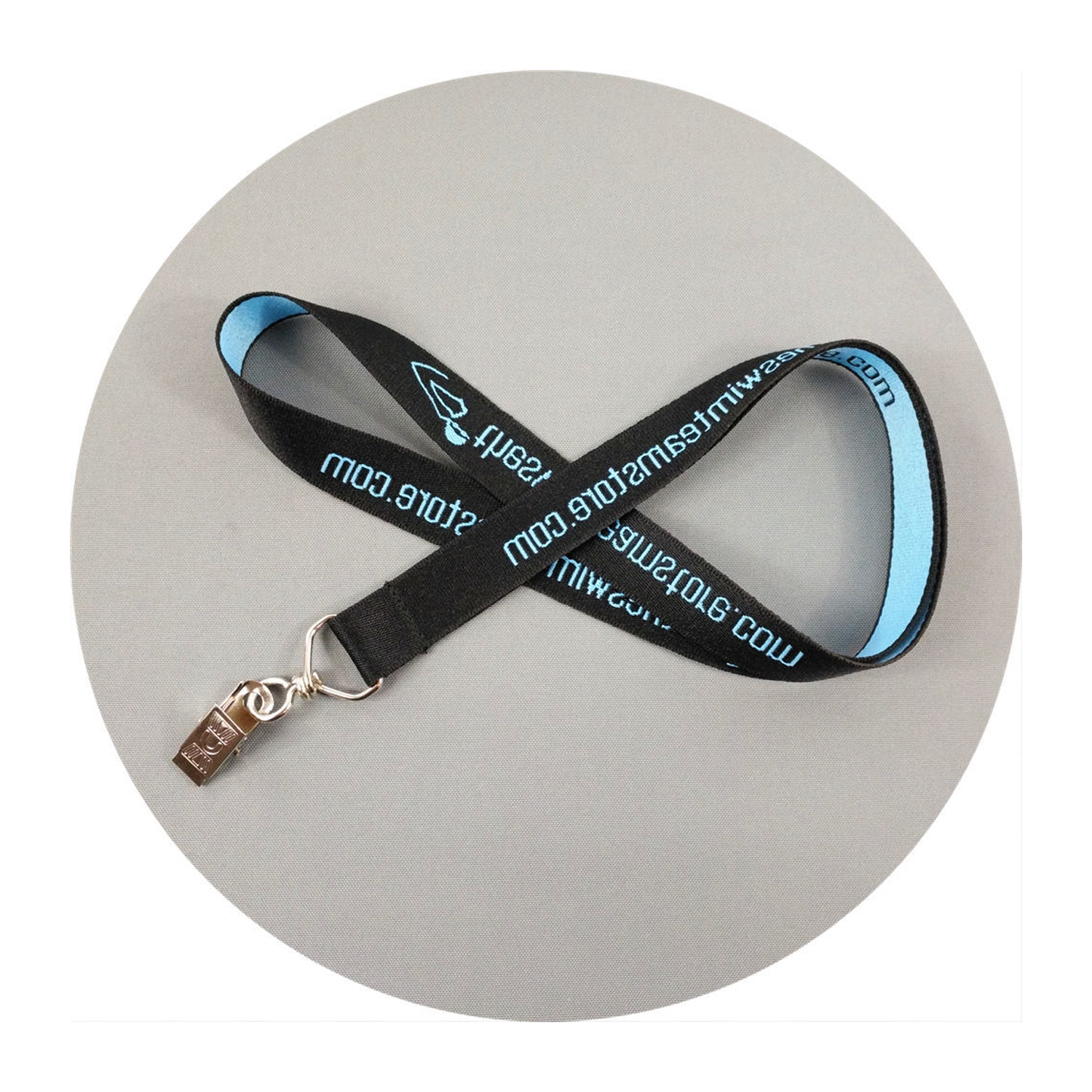 Custom Logo Double-Ended Woven Lanyard 4